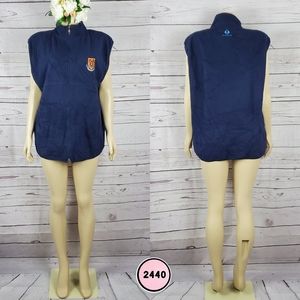 glenmuir large navy blue zip up vest ( 5 for $20 )
